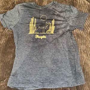 wolf wrangler t shirt
